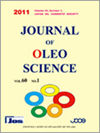Journal of Oleo Science杂志封面